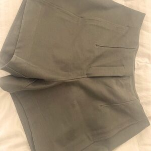 Lululemon Athletica High Waist army GreenShorts for Active Wear
